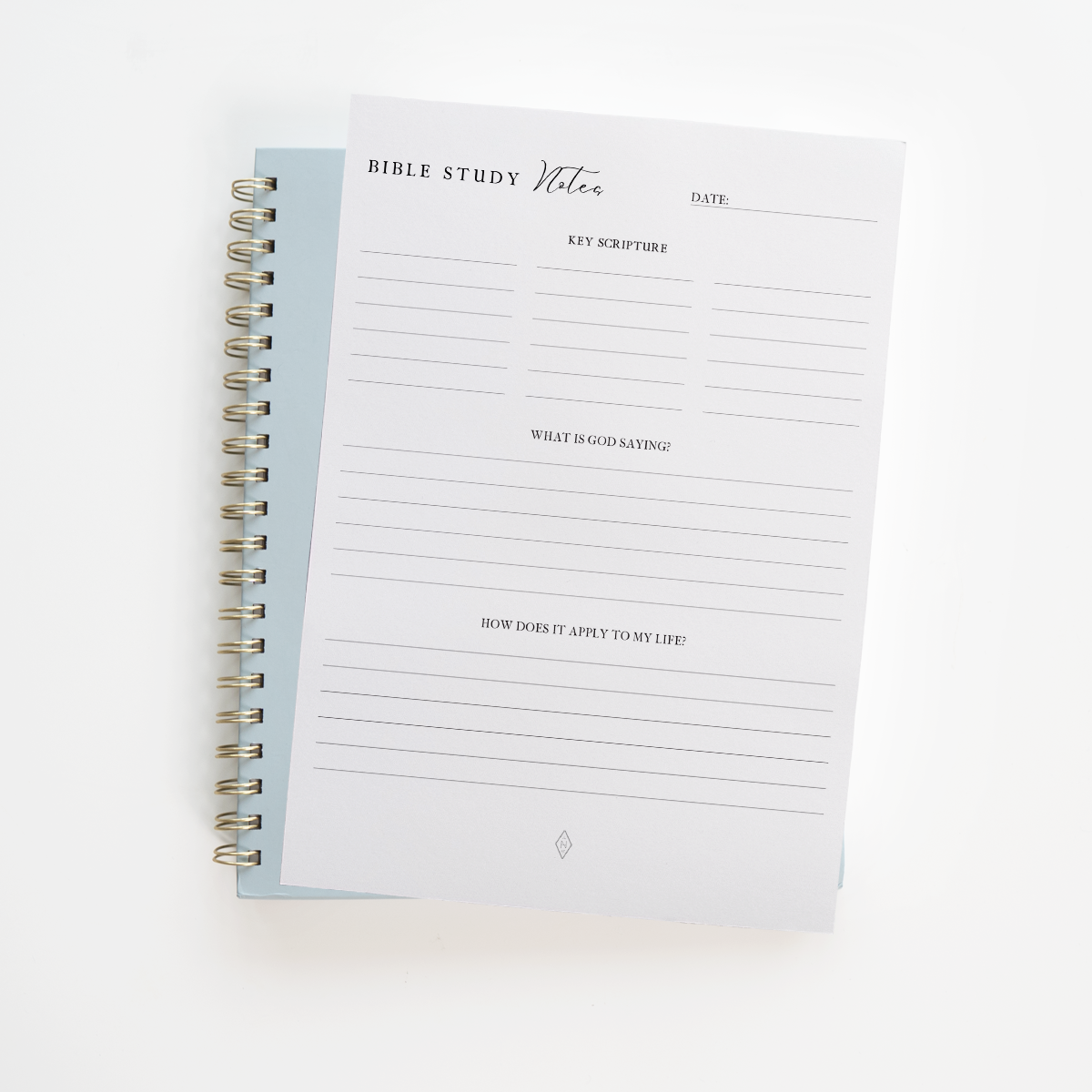 Bible Study Notes Insert