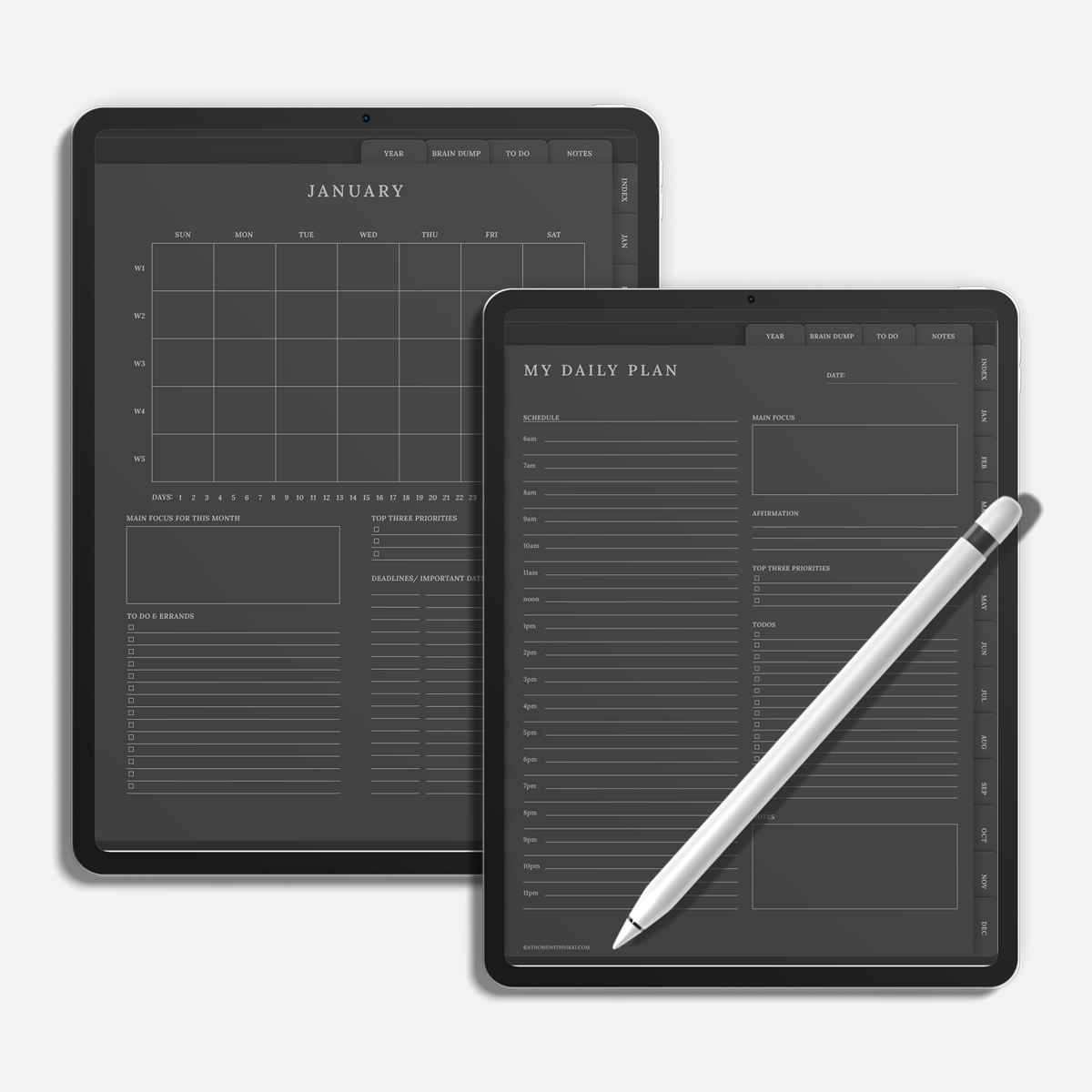 Undated Digital Planner