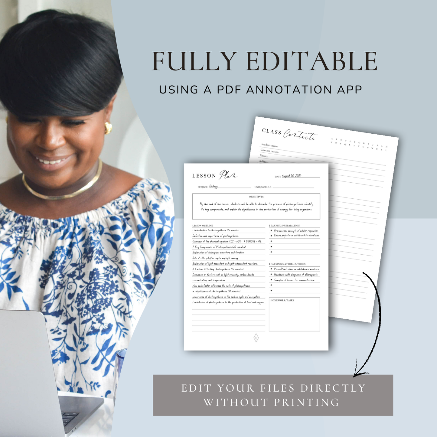 Teacher's Editable Planner Bundle