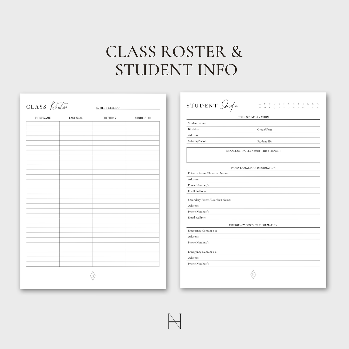 Teacher's Editable Planner Bundle