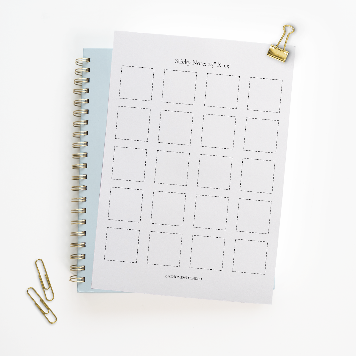 Sticky Note Template