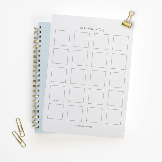 Sticky Note Template